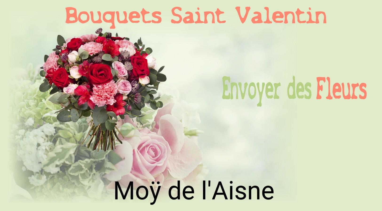 Roses de Saint-Valentin livrées à Moÿ-de-l'Aisne